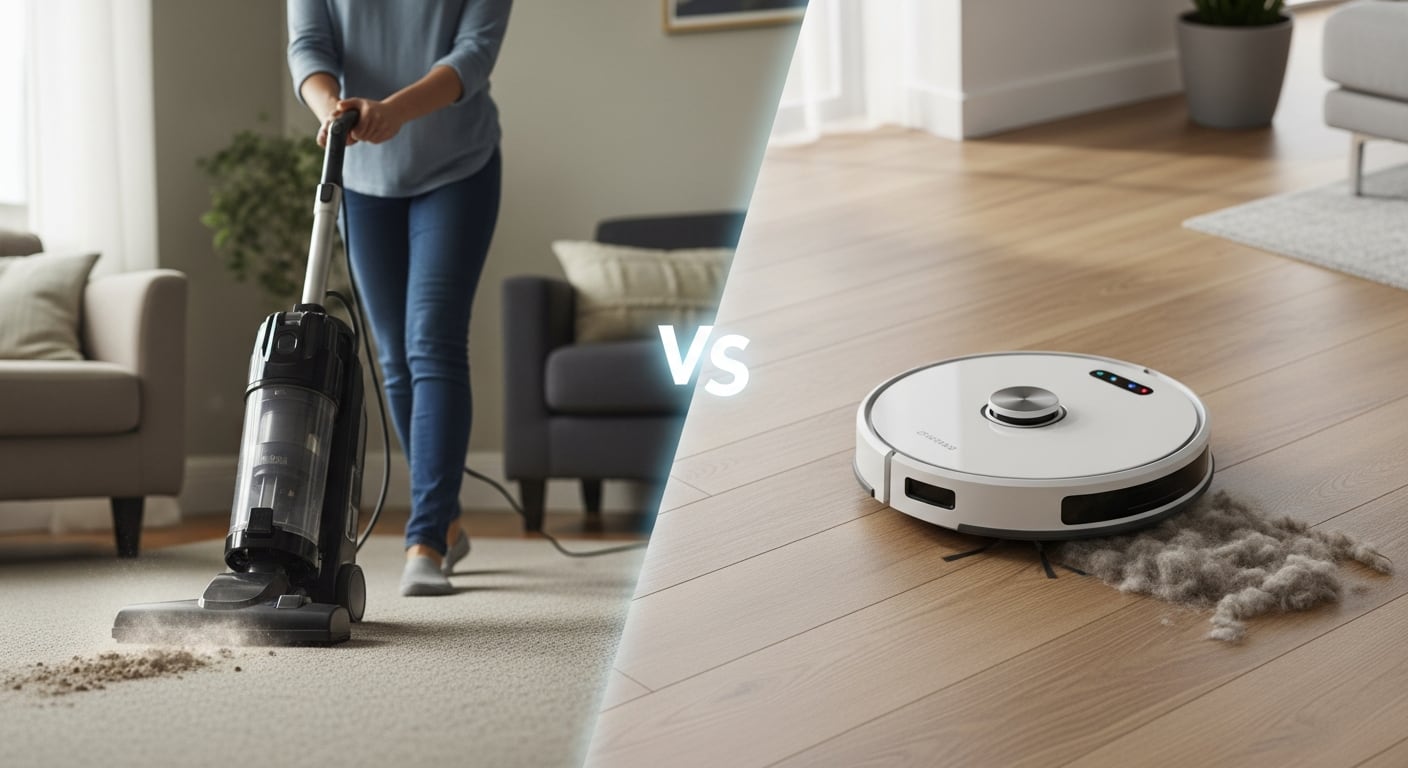 Elegir entre robot y aspiradora depende del tipo de superficie, la frecuencia de limpieza y las preferencias personales. (Imagen Ilustrativa Infobae)