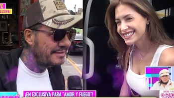 Marcelo Tinelli confirmó ante cámaras que volvió con Milett Figueroa y respondió a quienes lo vinculan con una estrategia por la serie. Amor y Fuego.