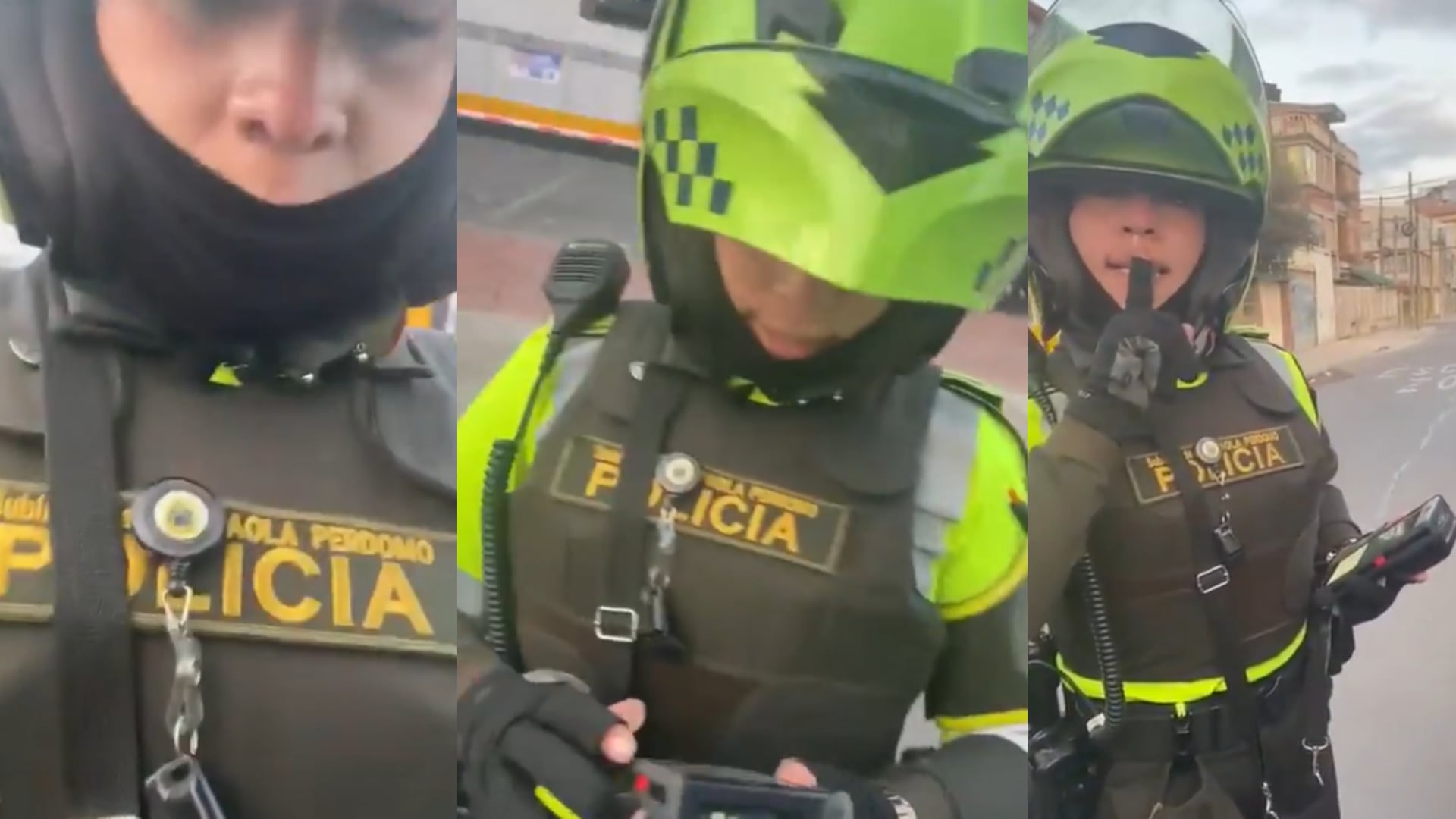 Video: patrullera no se aguantó el “tufo” de un joven que quiso grabar un procedimiento policial para “hacerse famoso en Tiktok”