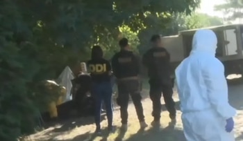 La Policía trabajando en el