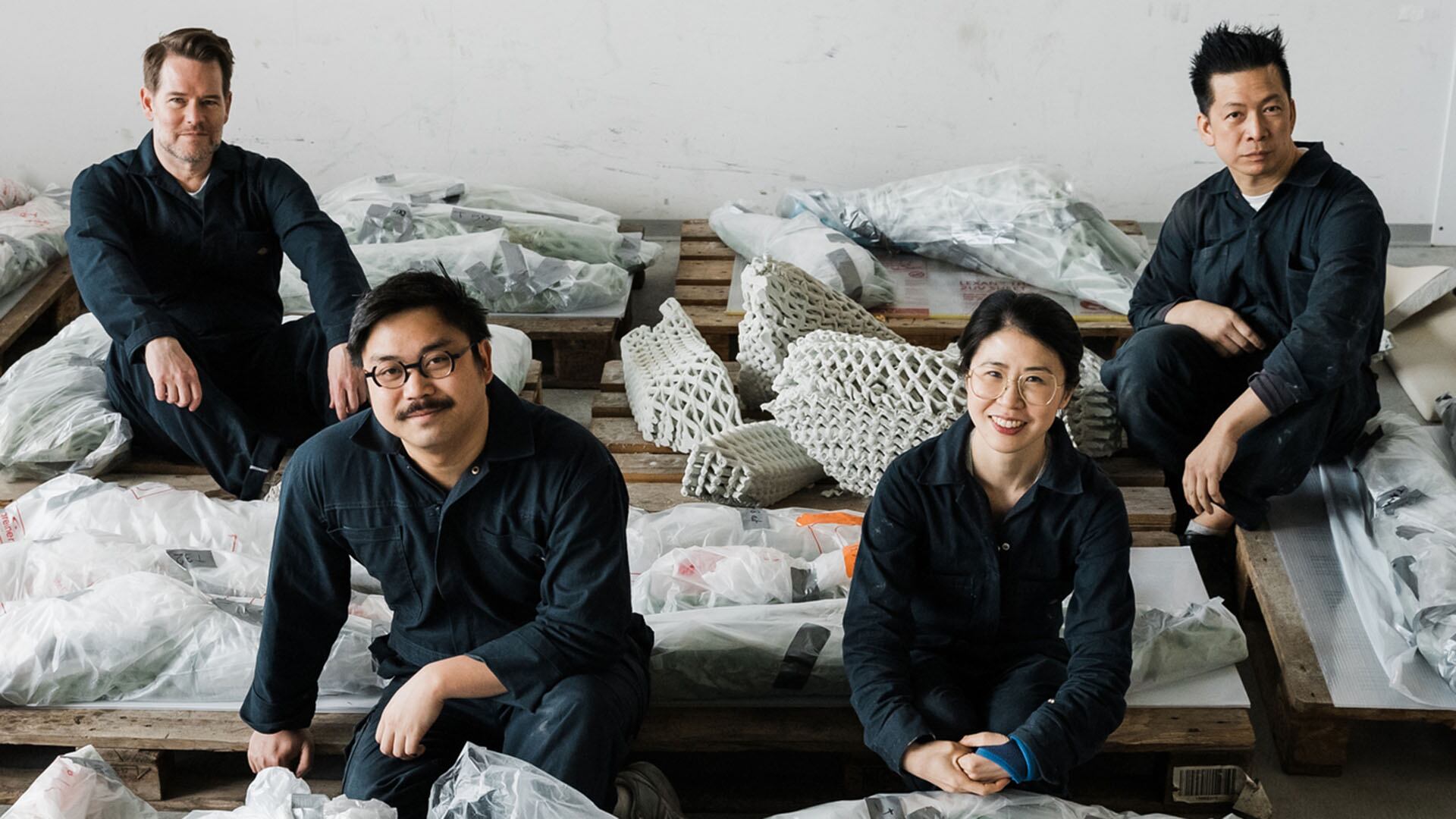 Parte del equipo de ETH Zurich que usó impresión 3D para optimizar la luz, agua y nutrientes necesarios (Valentina Mori)
