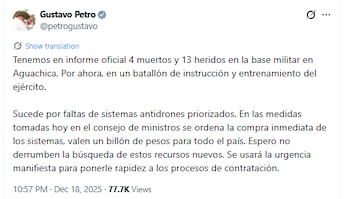 Gustavo Petro aseguró compra de