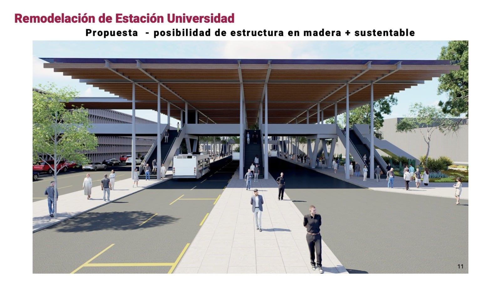 Esta es la propuesta visual del nuevo paradero del Metro CDMX en Universidad (Gobierno CDMX)