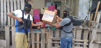 Presuntos miembros del Cártel del