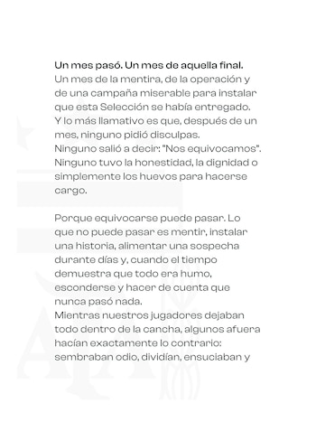 La carta de Claudio Chiqui Tapia por la final del Mundial
