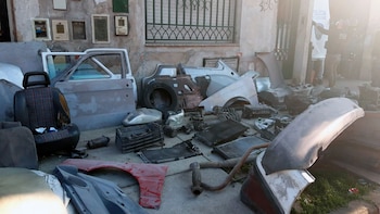 Autopartes secuestradas en los allanamientos