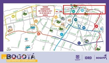 Ciclovías en Bogotá