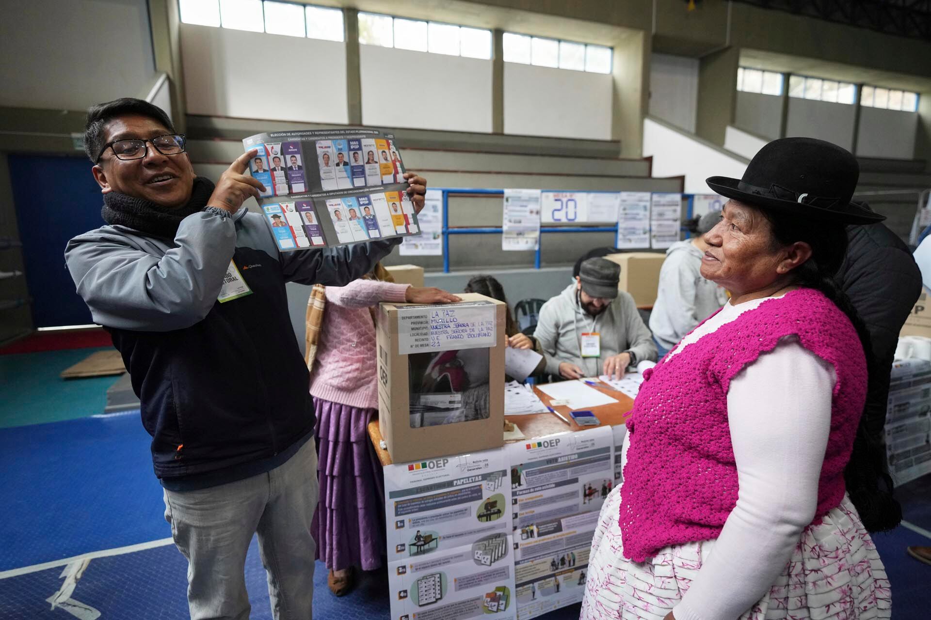 El Tribunal Supremo Electoral asegura que todo está listo para unos comicios transparentes y seguros (AP Photo/Natacha Pisarenko)