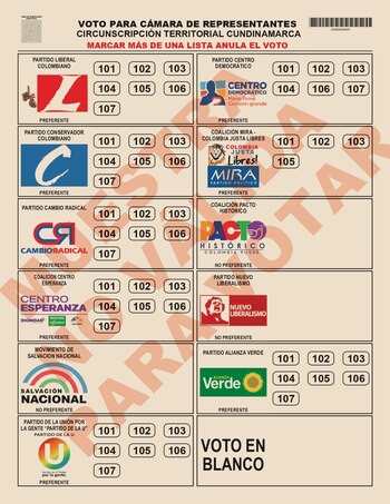 Circunscripción Territorial Cundinamarca