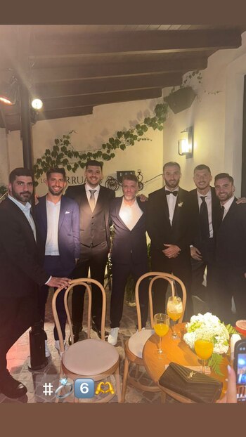 La foto con Guido Rodriguez,