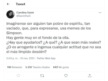 Carolina Sanín . Los Simpson