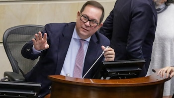 Presidente del Senado, Lidio García,