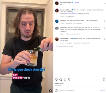 Tomó esteroides y y bebió alcohol todos los días sin entrenar: así le fue en su primera competencia de culturismo - BoozeBagFitness