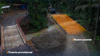 Costa Rica: La CNE inicia la construcción del puente sobre la quebrada Tinaja en Canoas de Corredores