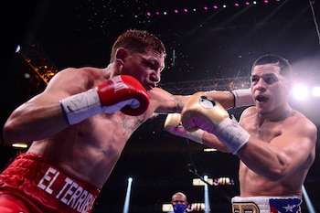 Cóceres le presentó batalla a Berlanga (Foto: USA TODAY Sports)