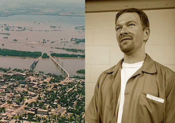 James Scott se había unido a las tareas para contener la crecida del Misisipi de 1993