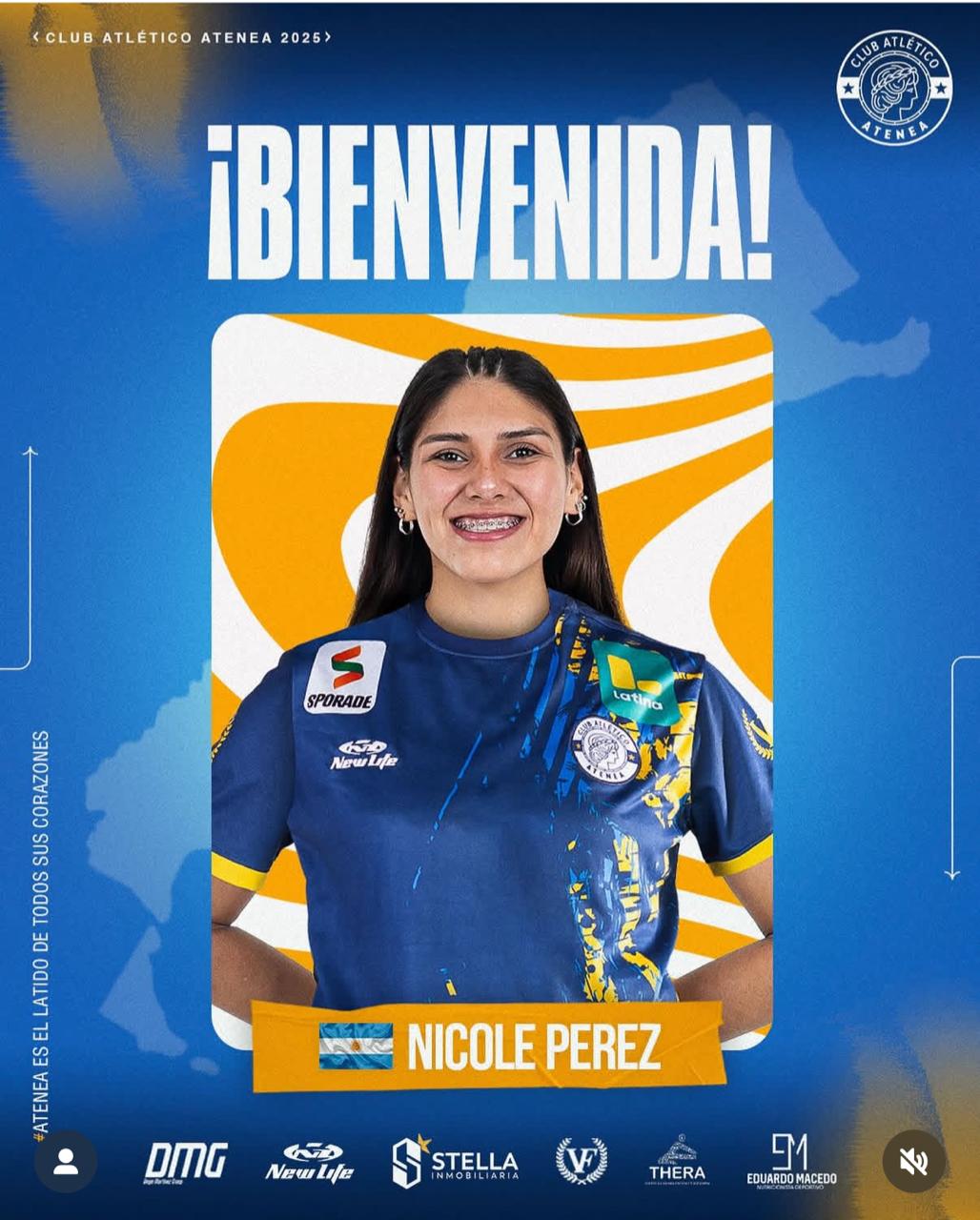 Nicole Pérez es una seleccionada