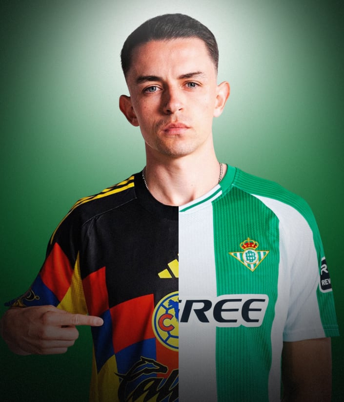 Guardado destacó la doble nacionalidad de Fidalgo, subrayando su vínculo con México tras su paso por el Club América. (X/ @RealBetis_en)