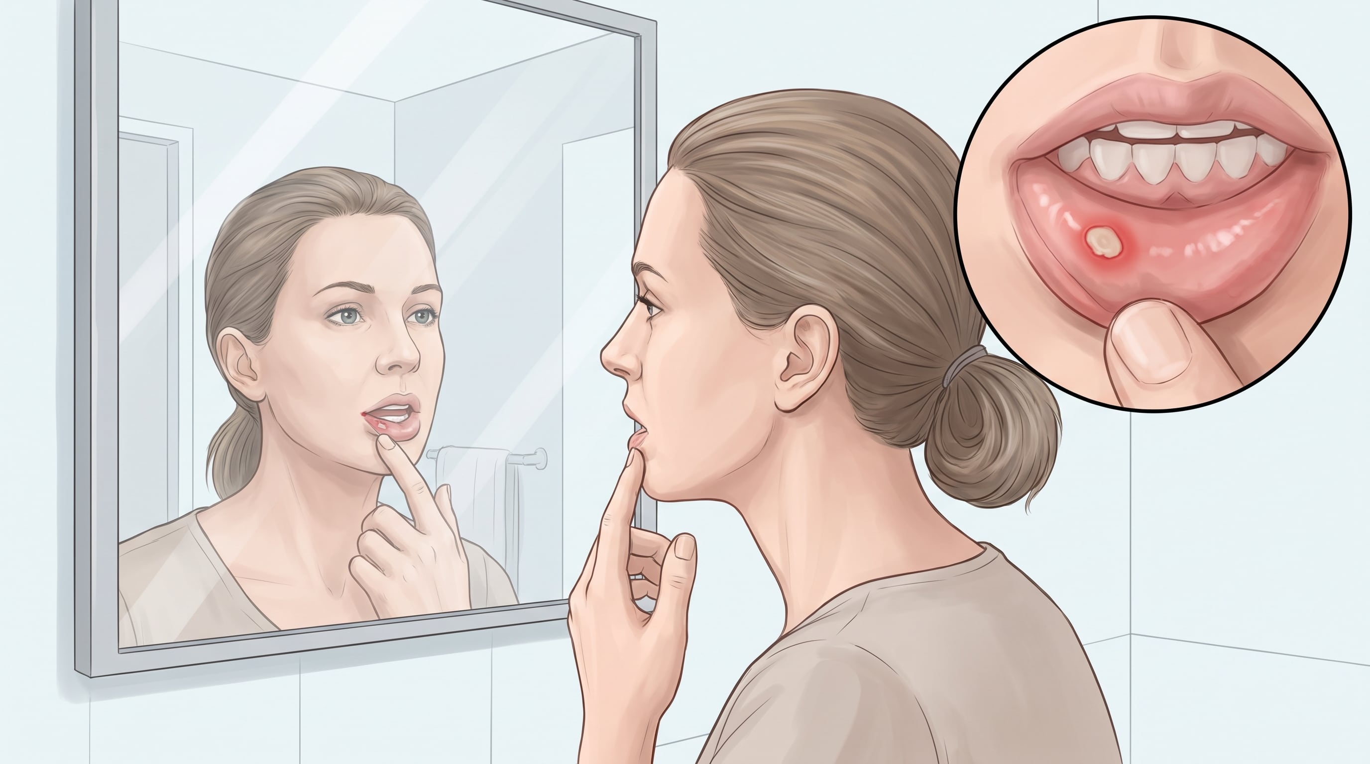 Las llagas en la boca suelen desaparecer solas en una o dos semanas, pero requieren consulta médica si persisten, reaparecen o se acompañan de otros síntomas (Imagen Ilustrativa Infobae)