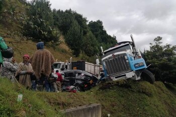 Accidente Bogotá Tunja