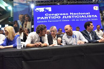 José Luis Gioja en el último Congreso del Partido Justicialista (Franco Fafasuli)