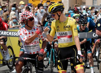 Nairo Quintana y Tadej