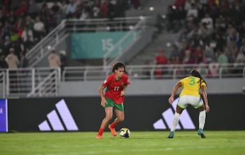 Mayssa Baha, con Marruecos. (Instagram)