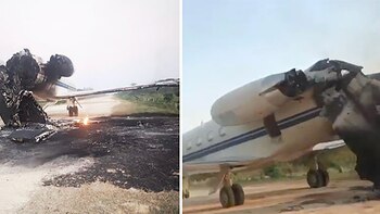 La aeronave era un avión