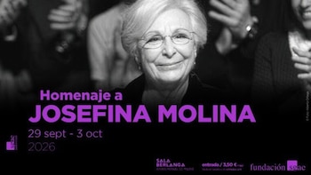 21/09/2026 SGAE rinde homenaje a Josefina Molina con un ciclo de películas y coloquios en Madrid.
La Sociedad General de Autores y Editores (SGAE) a través de Fundación SGAE, recuerda el legado de Josefina Molina, directora y guionista, con un ciclo de películas y coloquios en Madrid.
SOCIEDAD
SOCIEDAD GENERAL DE AUTORES Y EDITORES (SGAE)