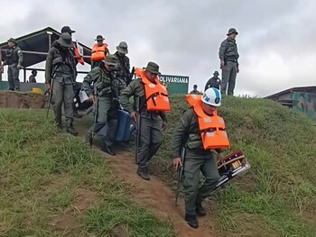 El equipo de rescate que