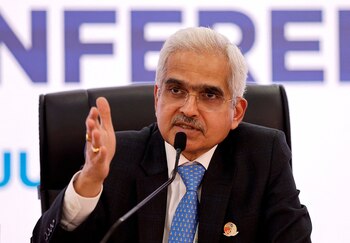 Shaktikanta Das, presidente del Banco de Reserva de India (Foto: Reuters/Amit Dave)