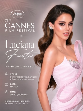 Luciana Fuster será la anfitriona VIP del evento Fashion Connect Cannes, el punto de encuentro de celebridades, diseñadores y figuras internacionales en el Festival de Cine de Cannes. IG