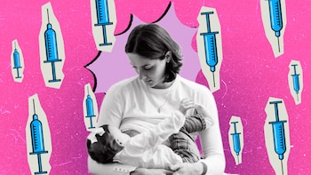 Vacunarse contra el sarampión mientras