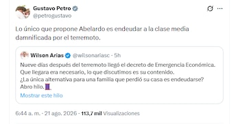- crédito @petrogustavo/X