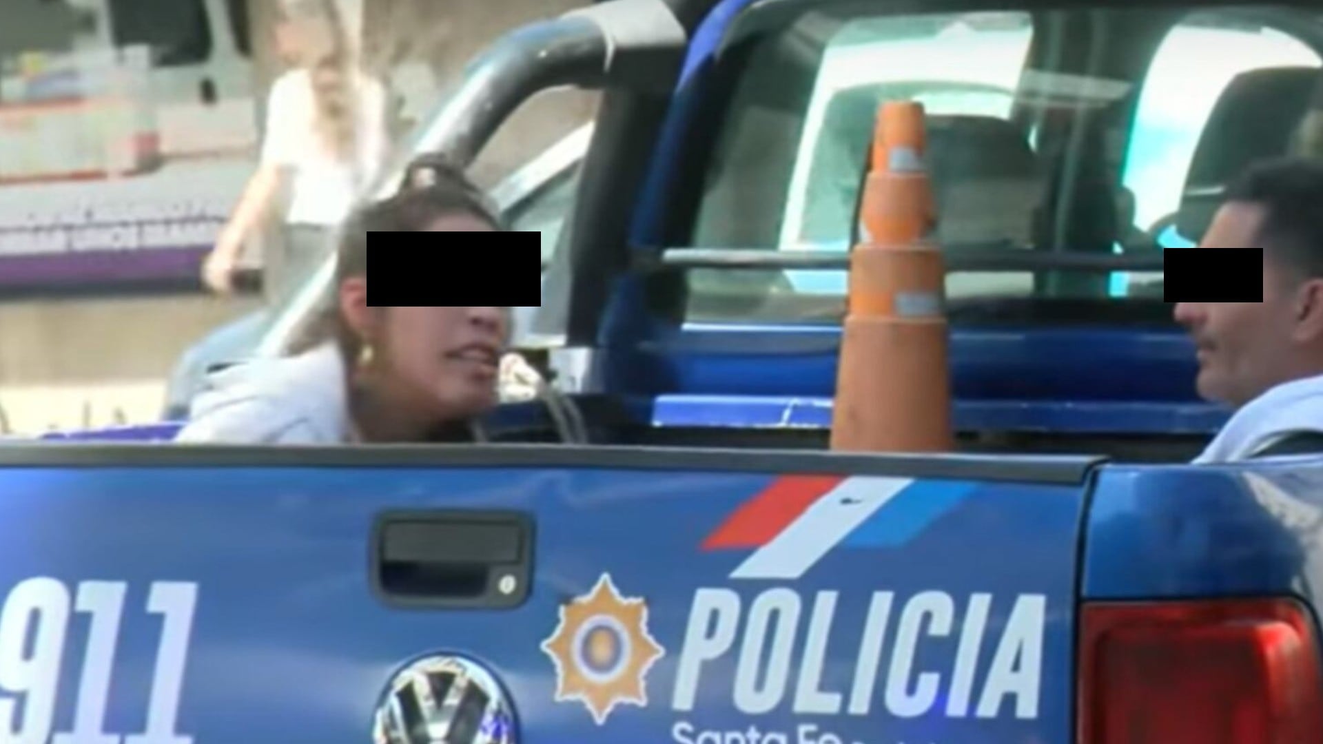 La pareja detenida