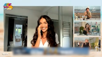 Zaira Nara, durante la charla