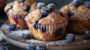 Cómo preparar Muffins de arándano