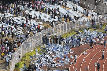 El caos que se originó