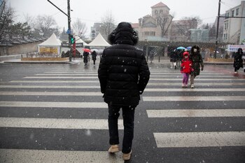 El señor Kim en una