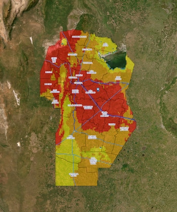 La advertencia oficial alcanza a todo el territorio provincial y mantiene en alerta a bomberos, brigadistas y equipos de vigilancia (Fuente: Índice de Incendios)