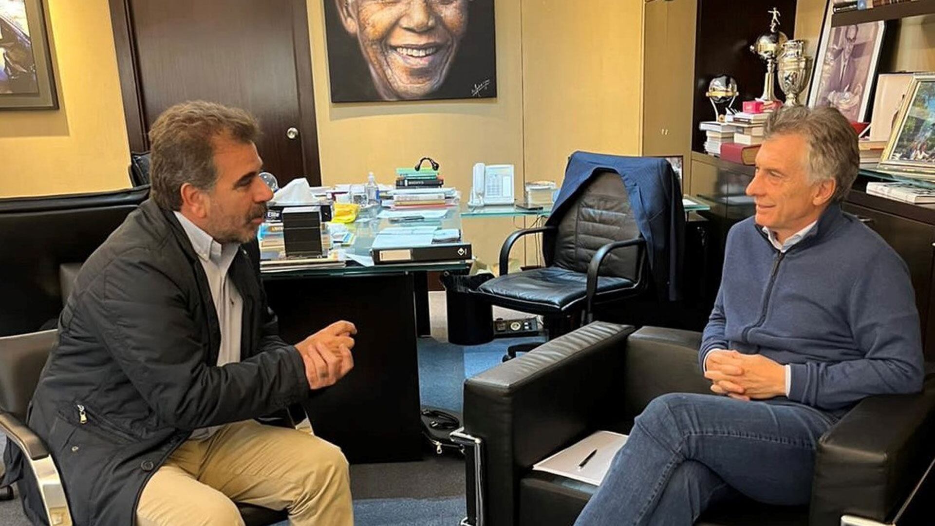 Cristian Ritondo y Mauricio Macri