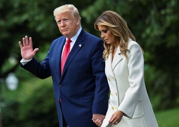 Donald Trump viajará junto a la primera dama y podría responder preguntas de la prensa (Reuters)