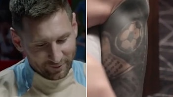 Lionel Messi actualizó el tatuaje