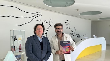 El arquitecto Kleyton Rigon visita