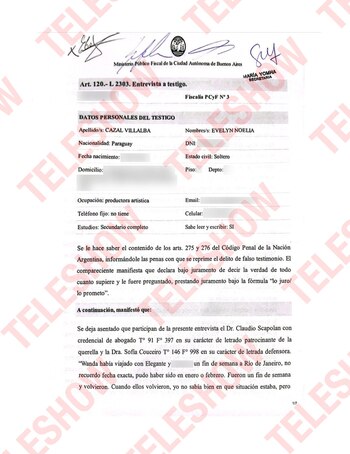 Según la testigo, la empresaria