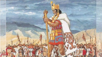 Representación del ejército convocado por Manco Inca.