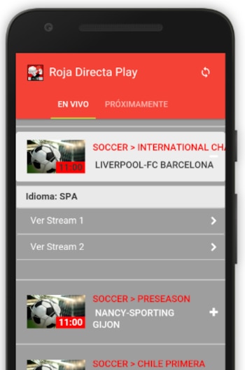 Roja Directa TV no debe usarse para ver partidos de manera ilegal.