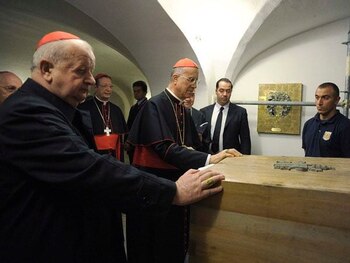Imágenes durante la beatificación del