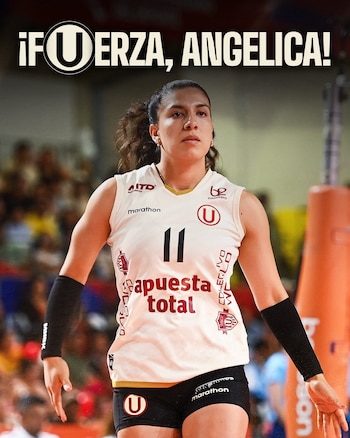 Angélica Bustamante sufrió dura lesión en el Universitario vs San Martín, y tendrá que ser operada.