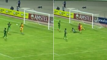 Jairo Vélez aprovechó el 'blooper'